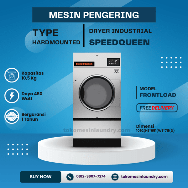 Dryer SpeedQueen Industrial Hardmounted