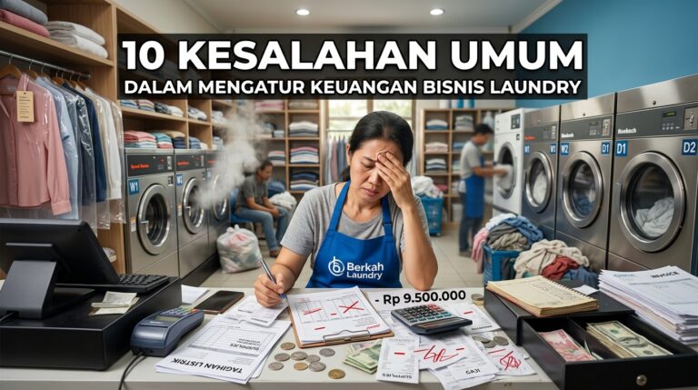 10 Kesalahan Umum dalam Mengatur Keuangan Bisnis Laundry