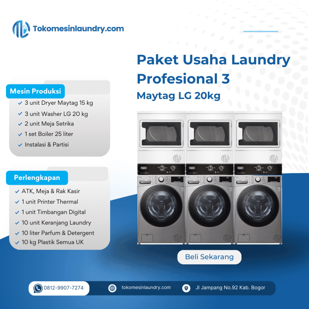 Paket Profesional 3 - Maytag LG 20kg F2720SVRV