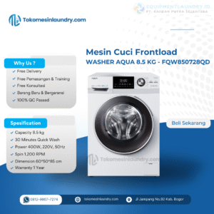Mesin Cuci Aqua 8.5kg FQW850728QD