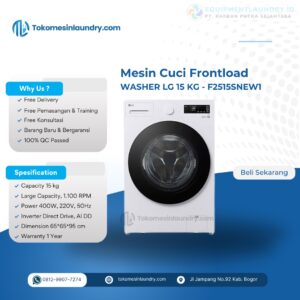 Mesin Cuci LG 15kg F2515SNEW1