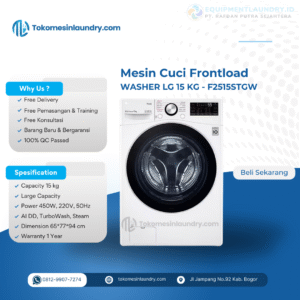 Mesin Cuci LG 15kg F2515STGW