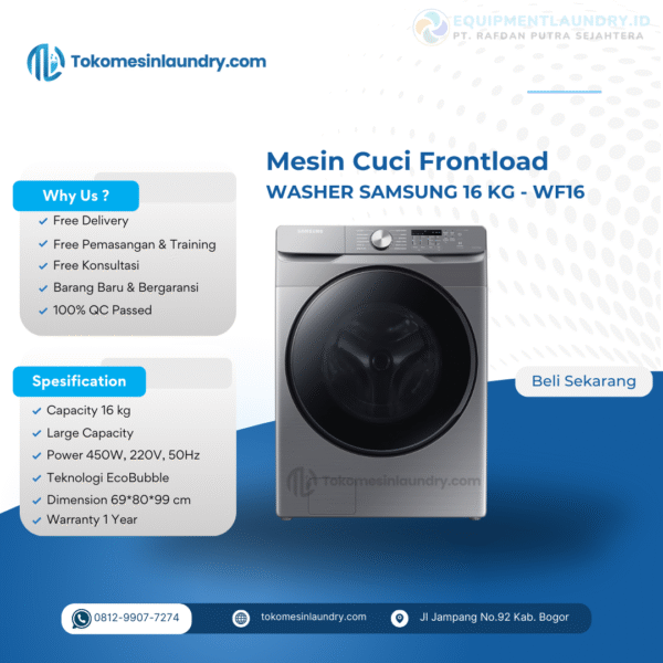 Mesin Cuci Samsung 16kg WF16