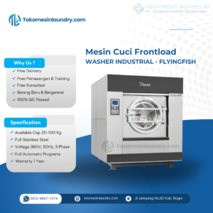 Mesin Cuci Industrial FlyingFish Softmount 20kg-120kg