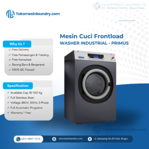 Mesin Cuci Industrial Primus Type RX Hardmount 18-100kg
