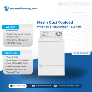 Mesin Cuci SpeedQueen 15kg LWN311
