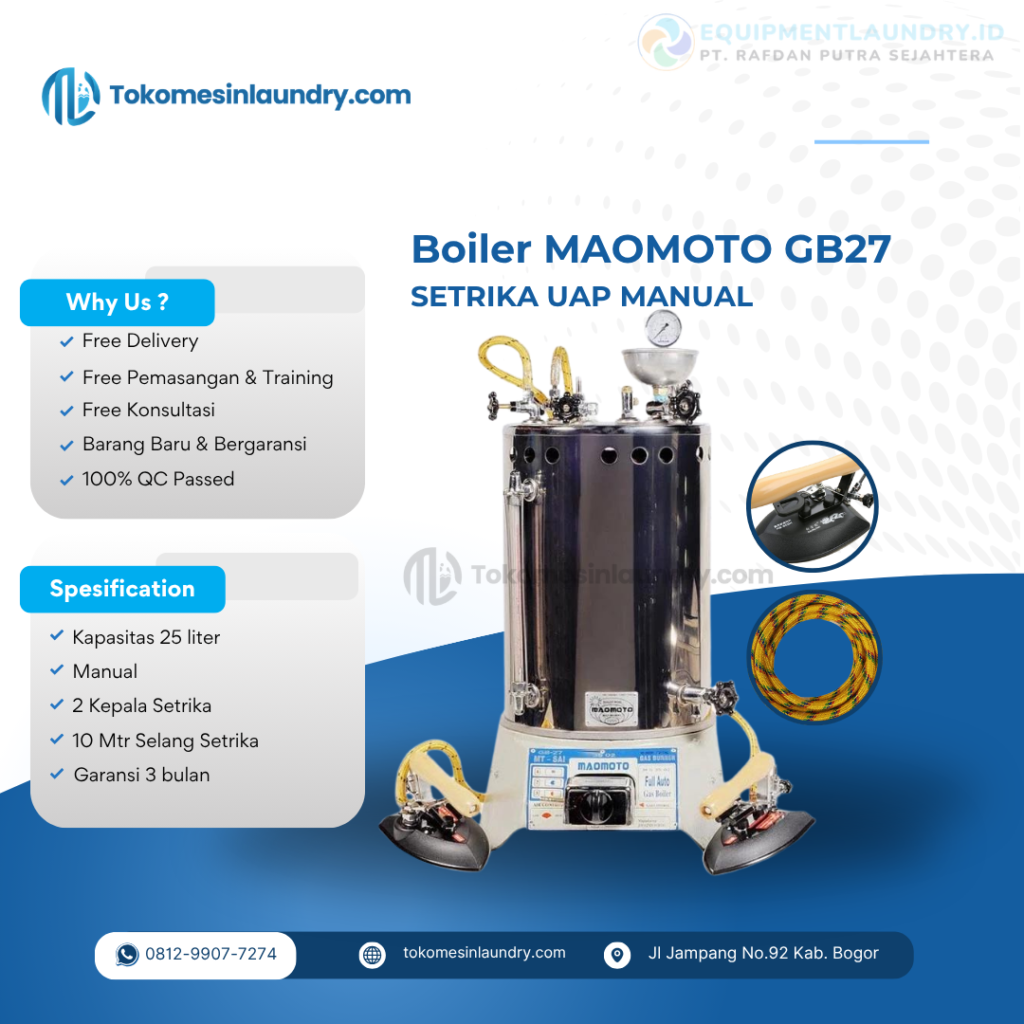 Boiler Setrika Uap Maomoto 25 Liter