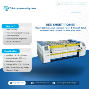 mesin-laundry-industri-rumah-sakit-hotel-flatwork-ironer-bedsheet-ironing-machine-flyingfish