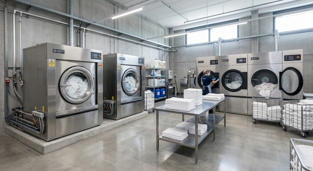 Jual Mesin Laundry Industri untuk Berbagai Kebutuhan Bisnis di Indonesia