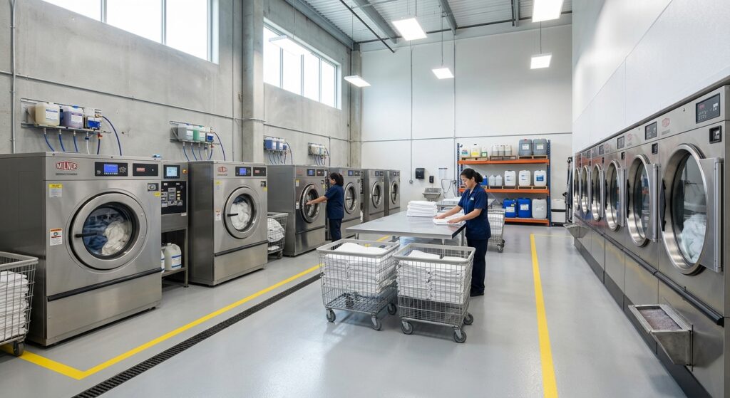 Cara Memilih Mesin Laundry Industri Sesuai Kebutuhan Bisnis