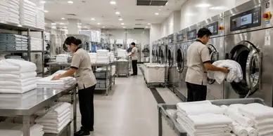 Mesin laundry hotel profesional