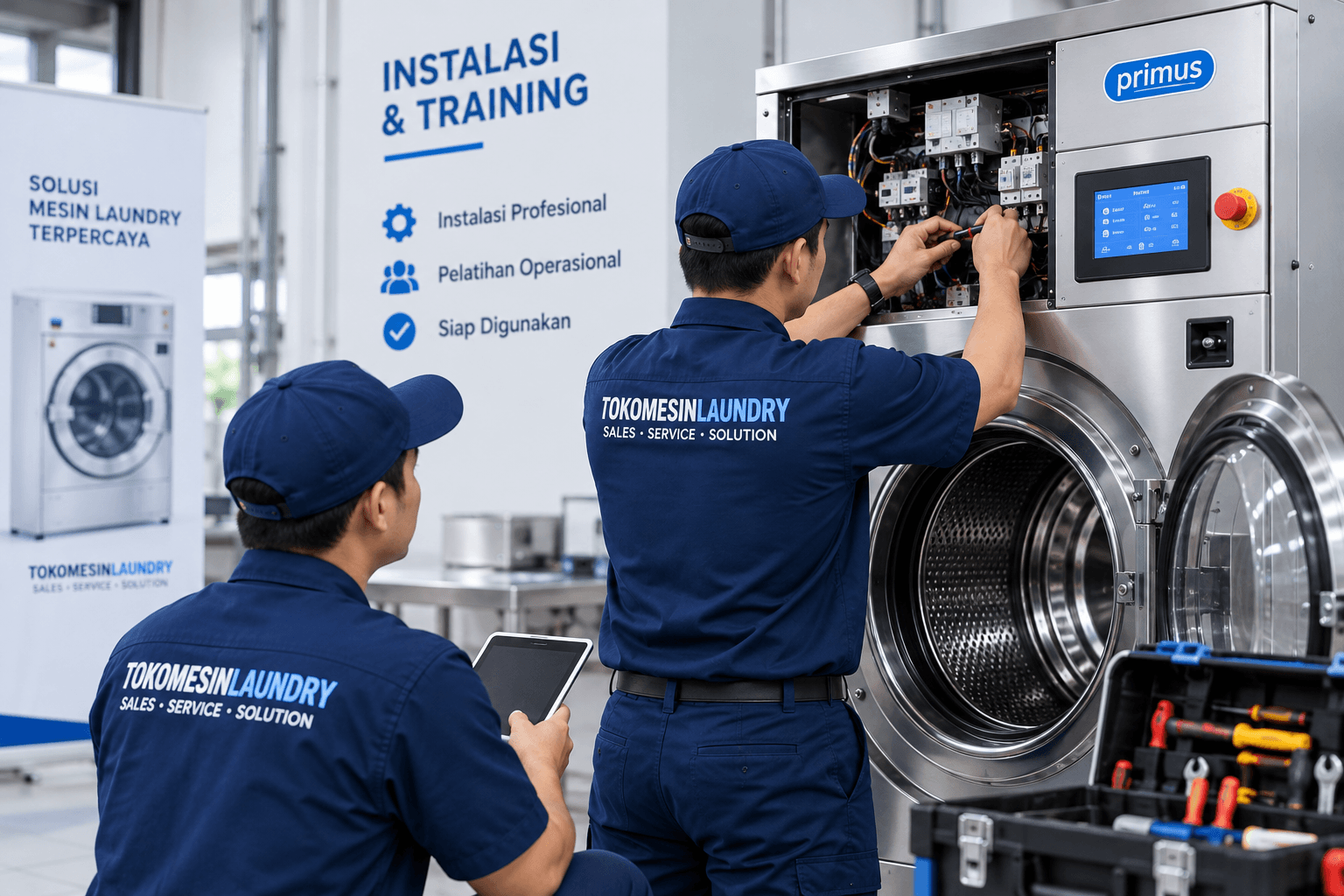 Perawatan mesin laundry